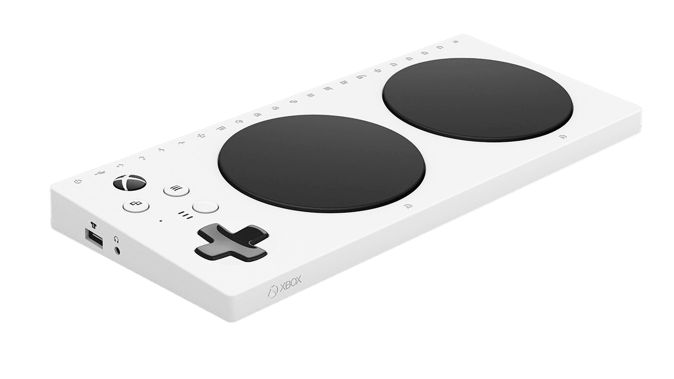 Microsoft Xbox Adaptive Controller controller, front view