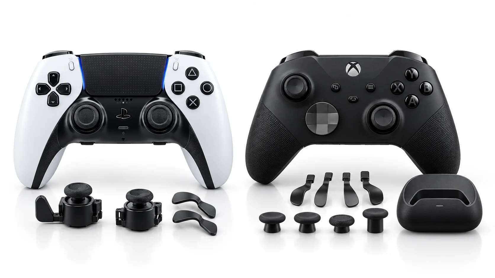 DualSense Edge and Xbox Elite Wireless Controller Series 2