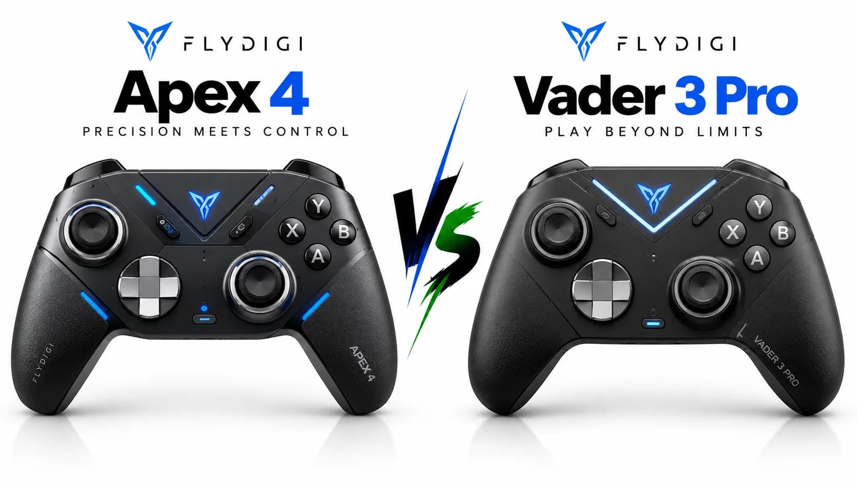Flydigi Apex 4 and Flydigi Vader 3 Pro