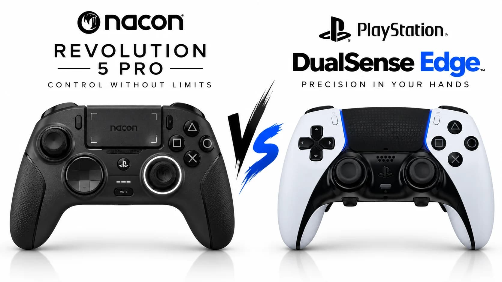 Nacon Revolution 5 Pro and DualSense Edge