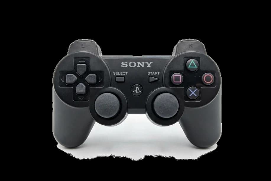 Sony PS3 DualShock 3 wireless controller, front view