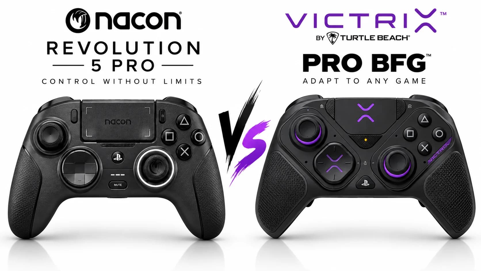 Nacon Revolution 5 Pro and Victrix Pro BFG Reloaded