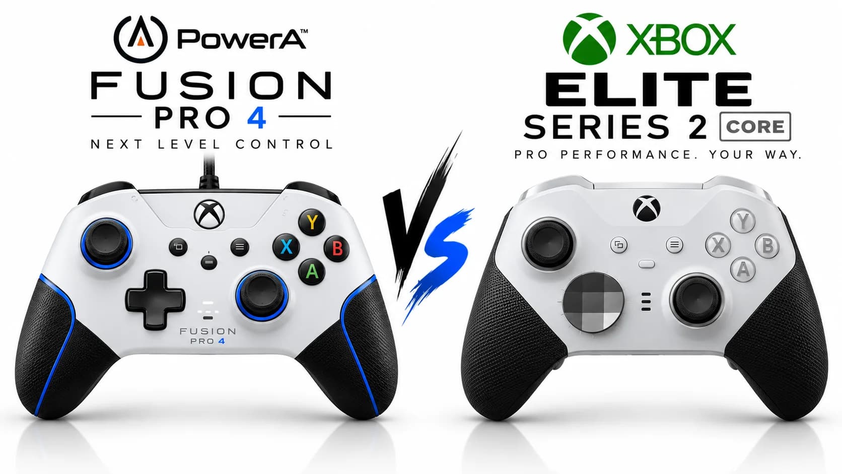 PowerA FUSION Pro 4 and Xbox Elite Series 2 Core